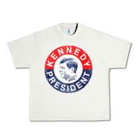 Pistachio vintage 1960 kennedy for president Urban Heavy Tee - DesigneFamous