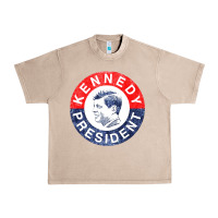 French Oak vintage 1960 kennedy for president Urban Heavy Tee - DesigneFamous
