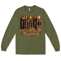Army Green the same heart inside artiststas Long Sleeve Tee - Artiststas