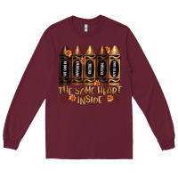 Burgundy the same heart inside artiststas Long Sleeve Tee - Artiststas