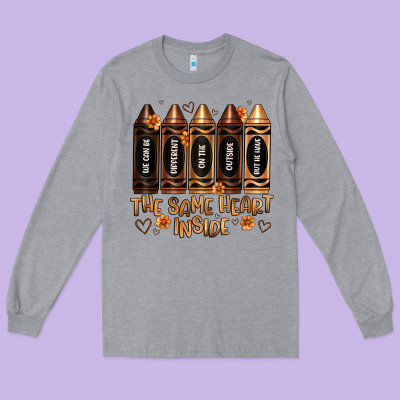 The Same Heart Inside Artiststas Long Sleeve Tee Designed By Artiststas