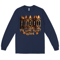 Navy the same heart inside artiststas Long Sleeve Tee - Artiststas