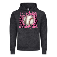 Vintage Black in october we wear pink baseball Vintage Hoodie - BarkalooDesign