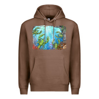 Chestnut lobster background Premium Hoodie - BarkalooDesign