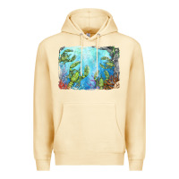 Pina Colada lobster background Premium Hoodie - BarkalooDesign
