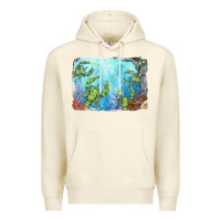 Sandshell lobster background Premium Hoodie - BarkalooDesign