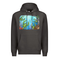 Smoke lobster background Premium Hoodie - BarkalooDesign
