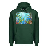 Sports Green lobster background Premium Hoodie - BarkalooDesign