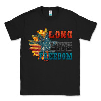 Black Long live freedom Classic Tee - FaDigitalArtStudio