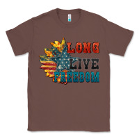 Chestnut Long live freedom Classic Tee - FaDigitalArtStudio