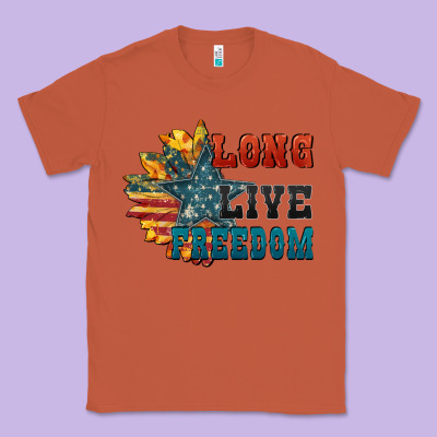 Long Live Freedom Classic Tee Designed By Fadigitalartstudio