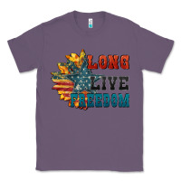 Lavender Long live freedom Classic Tee - FaDigitalArtStudio