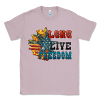 Lilac Long live freedom Classic Tee - FaDigitalArtStudio