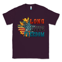 Plum Long live freedom Classic Tee - FaDigitalArtStudio