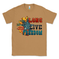 Toasted Coconut Long live freedom Classic Tee - FaDigitalArtStudio