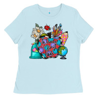 Baby Blue to teacher is to first love Ladies Tee - CowhideDigitalArt
