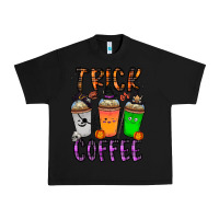Black trick or coffee Urban Heavy Tee - CowhideDigitalArt