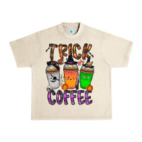 Sandshell trick or coffee Urban Heavy Tee - CowhideDigitalArt