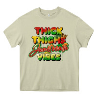 Mossy thick thighs juneteenth vibes Heavy Core Tee - FaDigitalArtStudio