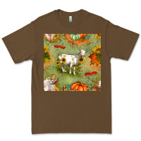 Cacao fall goats seamless pattern Premium Tee - BundleAndBundleShop