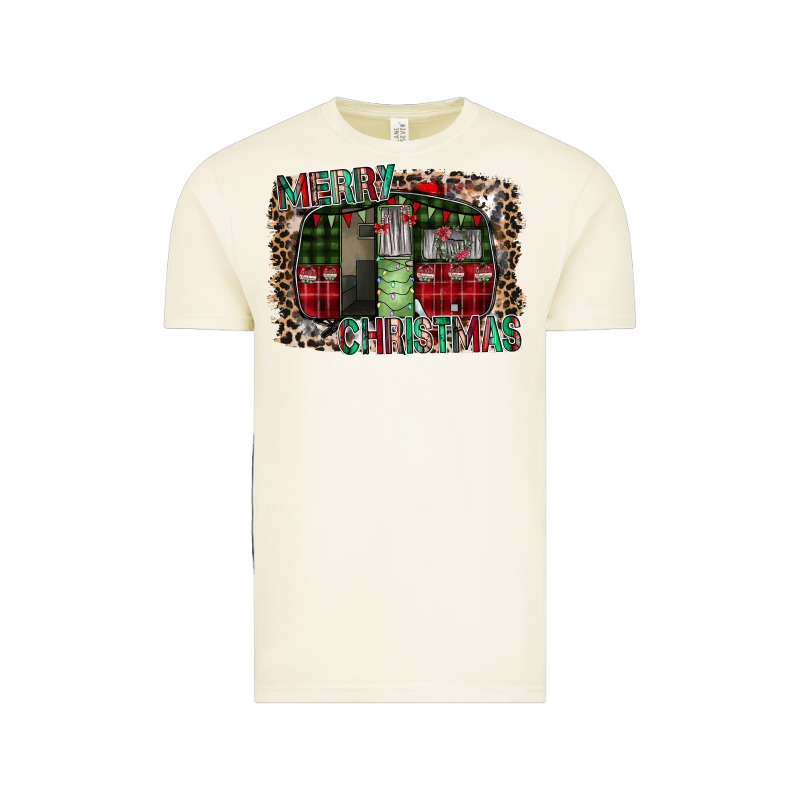 Merry Christmas Caravan Vintage Tee by CowhideDigitalArt | Teevron
