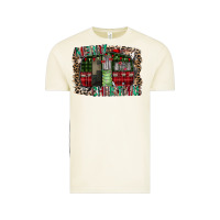 Vintage Arctic merry christmas caravan Vintage Tee - CowhideDigitalArt