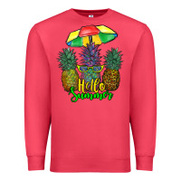 Cardinal hello summer pineapples Premium Sweatshirt - RanaPortraitStore