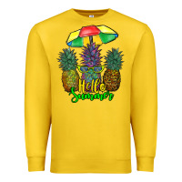 Lemon hello summer pineapples Premium Sweatshirt - RanaPortraitStore