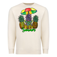 Sandshell hello summer pineapples Premium Sweatshirt - RanaPortraitStore