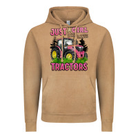 Vintage Camel just a girl who loves tractors Vintage Hoodie - BarkalooDesign