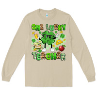 Mushroom one lucky teacher Long Sleeve Tee - Artiststas