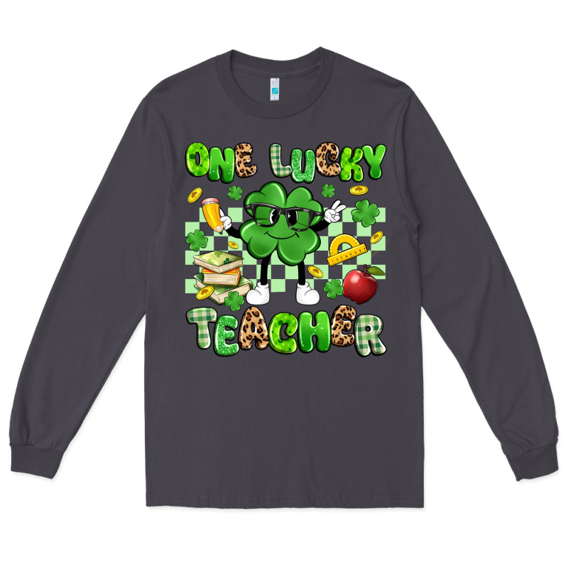One Lucky Teacher Long Sleeve Tee by Artiststas | Teevron