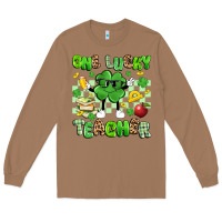 Toasted Coconut one lucky teacher Long Sleeve Tee - Artiststas
