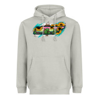 Moon Dust Tennessee Map Sunflower Cactus Serape Heavyweight Hoodie - RanaPortraitStore