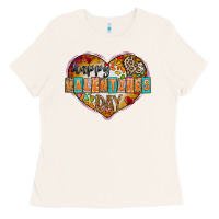 Bone Happy Valentınes Day Ladies Tee - CowhideDigitalArt