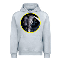 Heather Grey Space Travel Urban Hoodie - Bettercallsaul