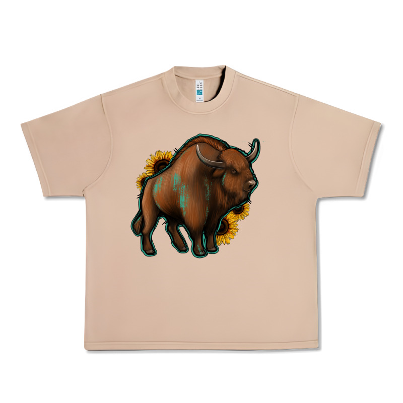 Western  Bison Urban Heavy Tee by Jasminsmagicworld | Teevron