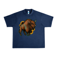 Navy Western  Bison Urban Heavy Tee - Jasminsmagicworld