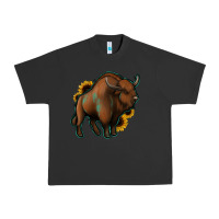 Pigment Black Western  Bison Urban Heavy Tee - Jasminsmagicworld
