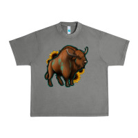 Tornado Western  Bison Urban Heavy Tee - Jasminsmagicworld