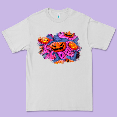 Halloween Pumpkin Patch  4 Premium Tee Designed By Bundleandbundleshop