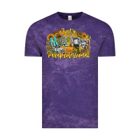 Cloud Purple just small town paraprofessional Vintage Tee - CowhideDigitalArt