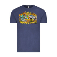 Vintage Denim just small town paraprofessional Vintage Tee - CowhideDigitalArt