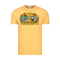 Vintage Mustard just small town paraprofessional Vintage Tee - CowhideDigitalArt