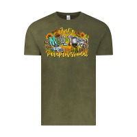 Vintage Olive just small town paraprofessional Vintage Tee - CowhideDigitalArt