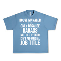 Pebble Blue gift for badass house manager Urban Heavy Tee - DesigneFamous