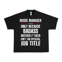 Black gift for badass house manager Urban Heavy Tee - DesigneFamous