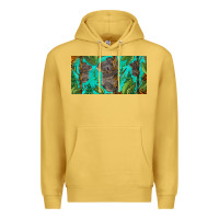 Antique Gold koala license plate Premium Hoodie - BarkalooDesign
