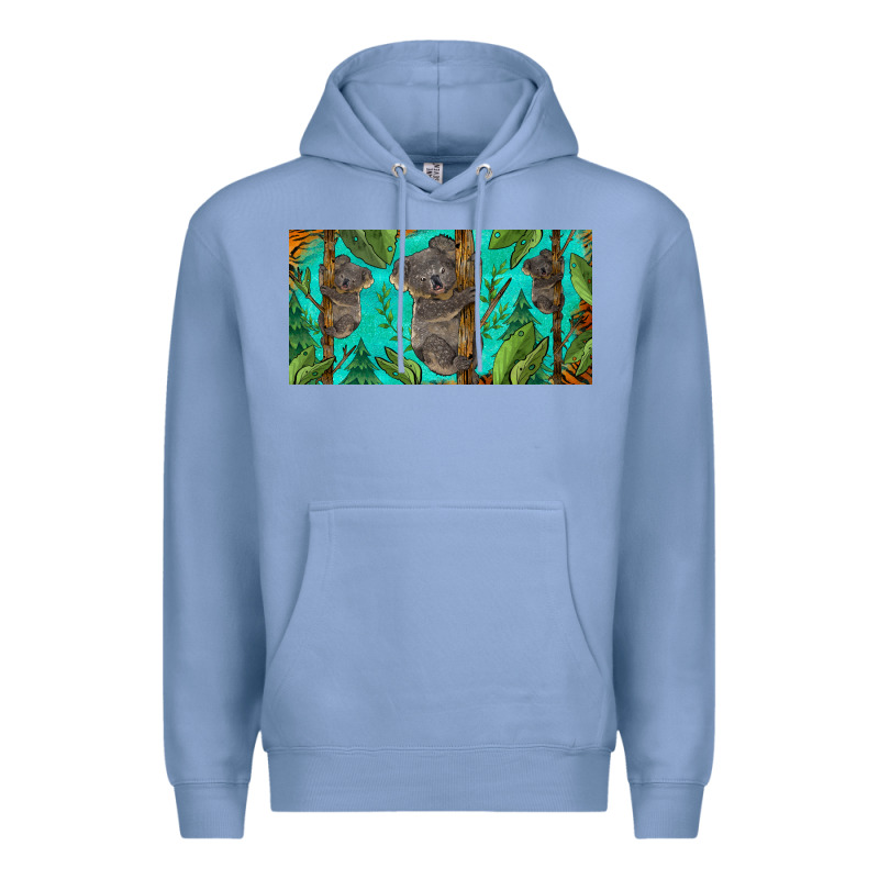 Koala License Plate Premium Hoodie by BarkalooDesign | Teevron