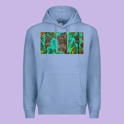 Koala License Plate Premium Hoodie Designed By Barkaloodesign
